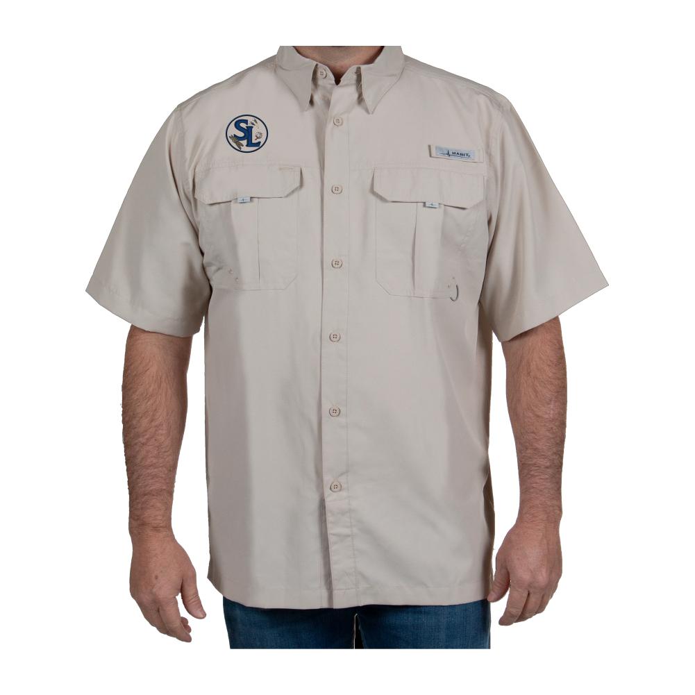 Men's Habit Fourche Mountain Short Sleeve River Guide Fishing Shirt –  Skyland Grain – Company Branded Apparel